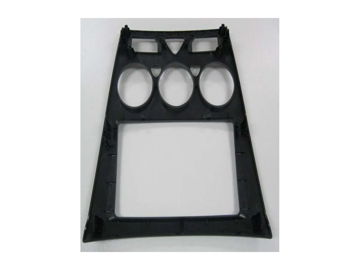 Molded automotive center console carrier frame