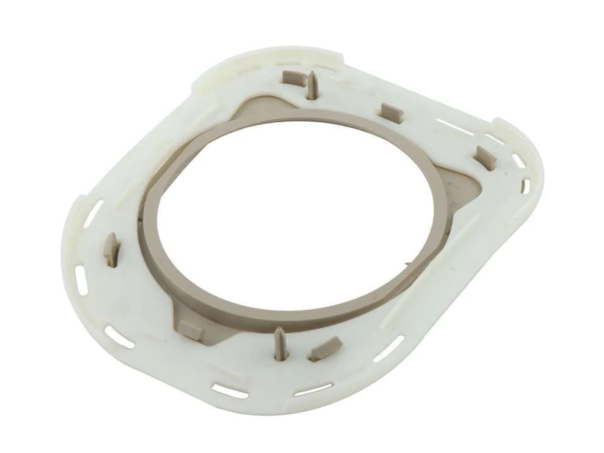 Molded automotive speaker mounting frame