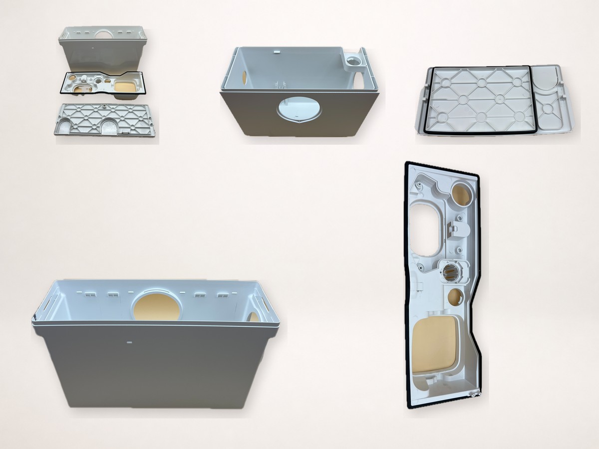 Water-management housings, covers and panels